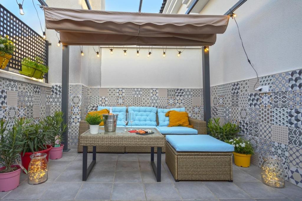 Posezení v ubytování -MalagaSunApts- PrivateTerrace FreeParking Pool