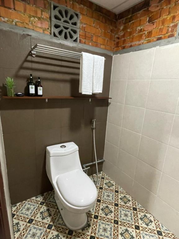 Koupelna v ubytování Api-api Eco Chalet