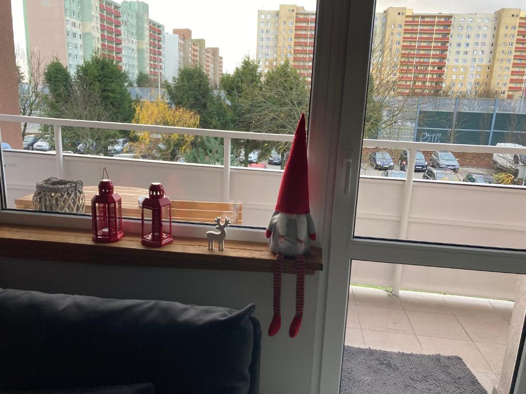 Balkón alebo terasa v ubytovaní Apartament Komorowskiego