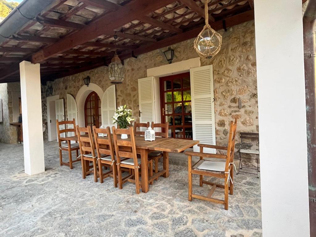 Restaurace v ubytování Cas Puput Mallorca