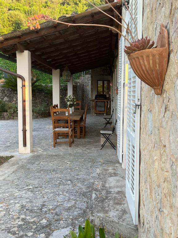 Patio nebo venkovní prostory v ubytování Cas Puput Mallorca