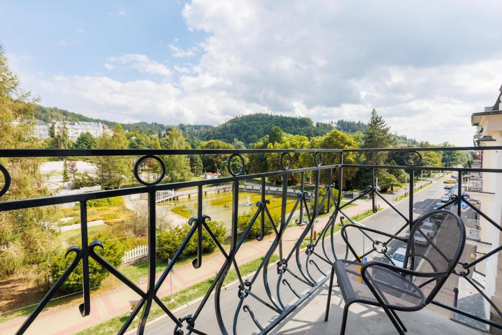 Balkón nebo terasa v ubytování OREA Spa Hotel Palace Zvon Mariánské Lázně