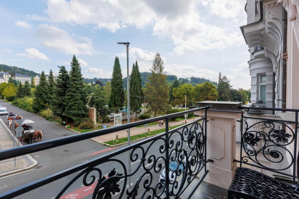 Balkón nebo terasa v ubytování OREA Spa Hotel Palace Zvon Mariánské Lázně