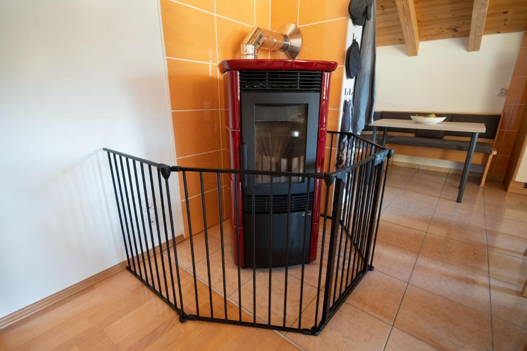 Kuchyň nebo kuchyňský kout v ubytování Appartement Alpenliebe