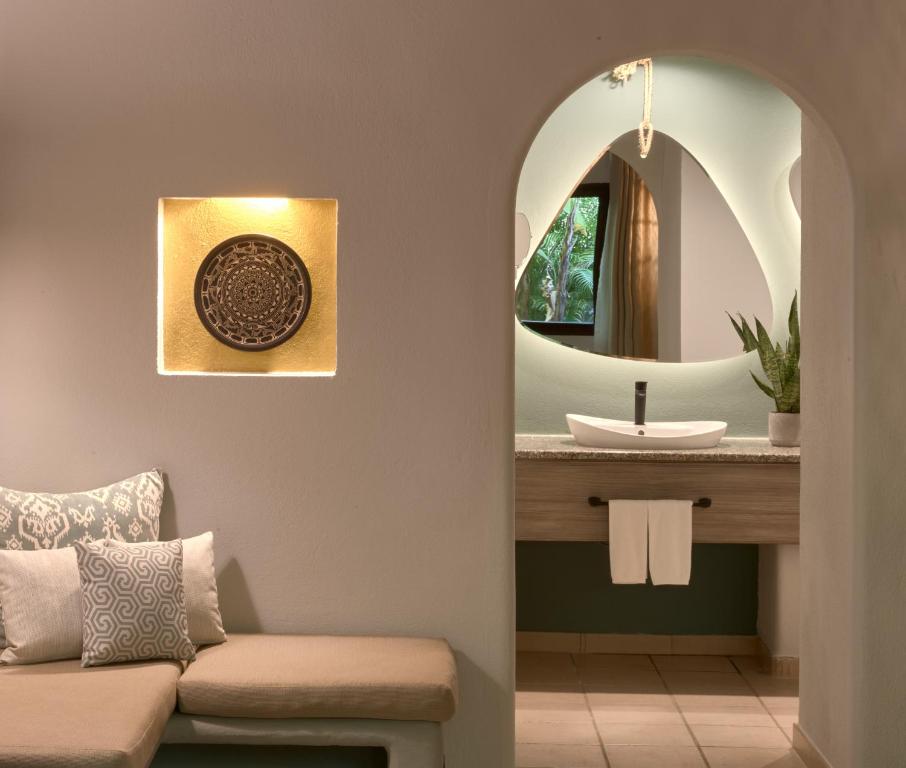Posezení v ubytování Cala Luna Boutique Hotel & Villas