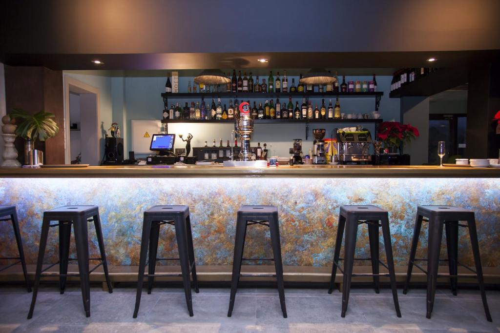 Lounge nebo bar v ubytování Hotel Miba