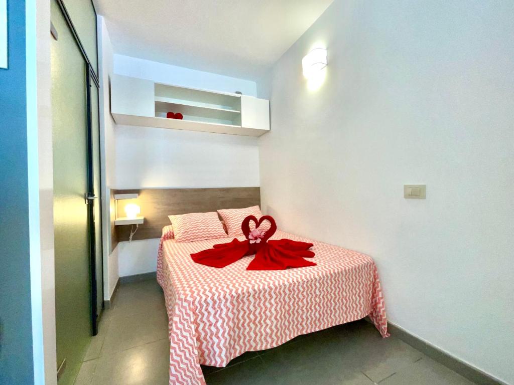 Postel nebo postele na pokoji v ubytování Apartamento Rest&Pool