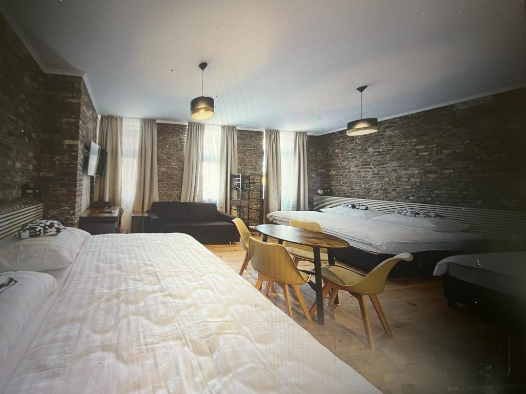 Postel nebo postele na pokoji v ubytování Hotel Soers