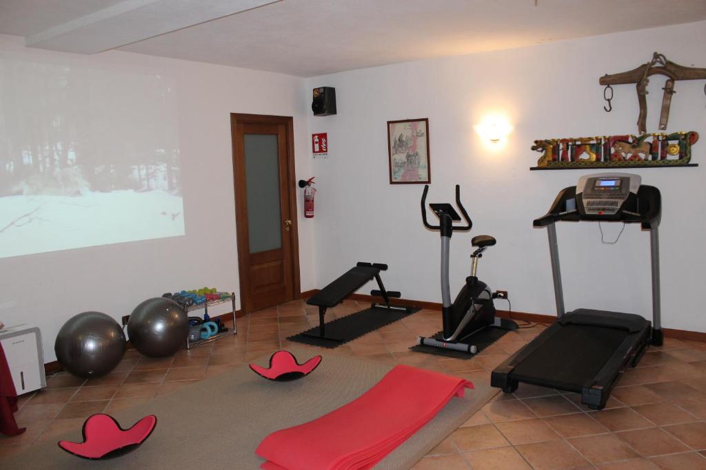 Fitness centrum a/nebo fitness zařízení v ubytování Grand Hotel Principe