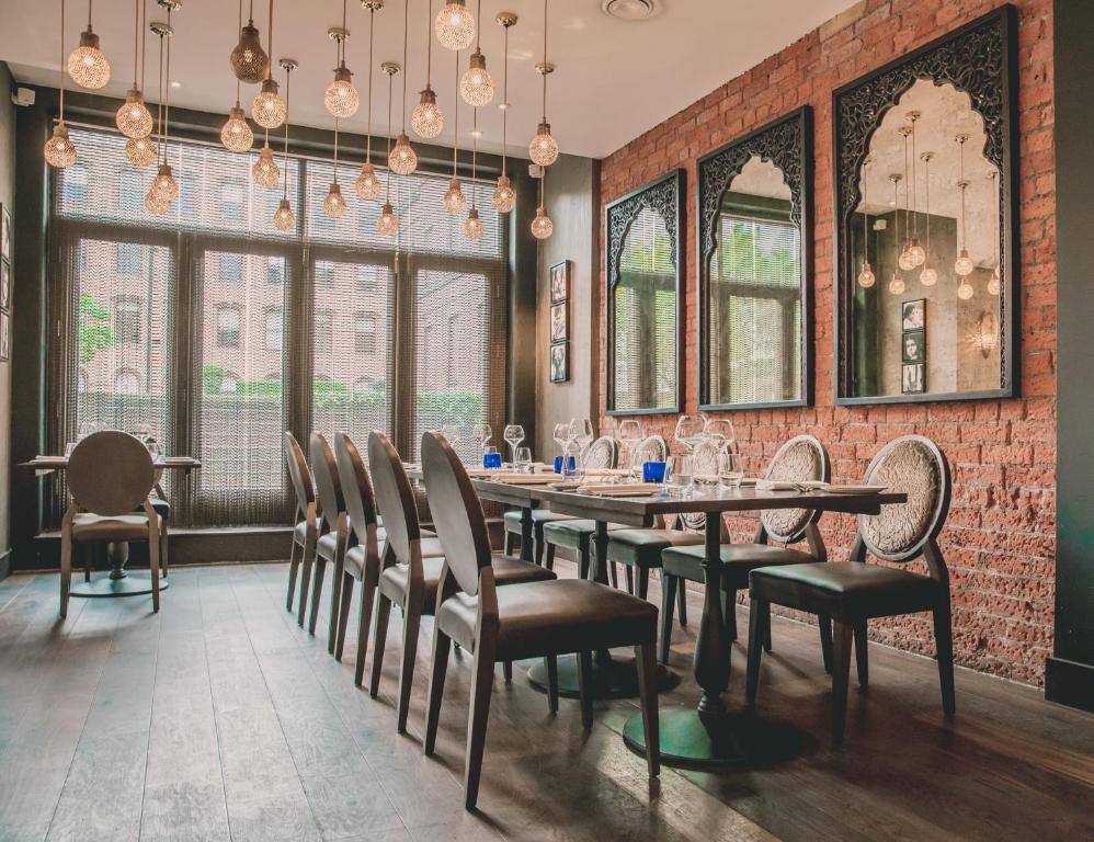 Posezení v ubytování Forty Seven Hotel Manchester, WorldHotels Crafted