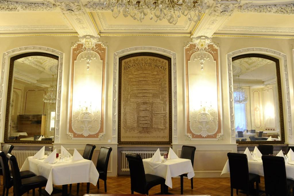 Restaurace v ubytování HELIOPARK Bad Hotel Zum Hirsch