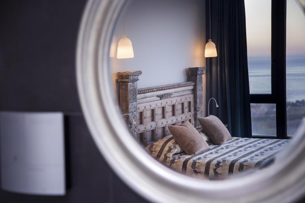 Postel nebo postele na pokoji v ubytování Hotel Miba