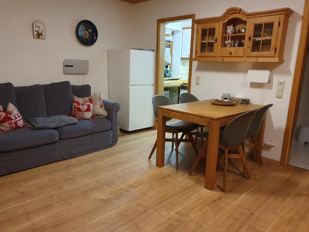Posezení v ubytování Ferienwohnung Haiber
