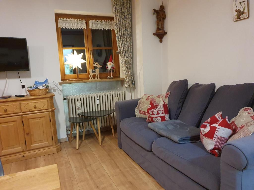 Posezení v ubytování Ferienwohnung Haiber