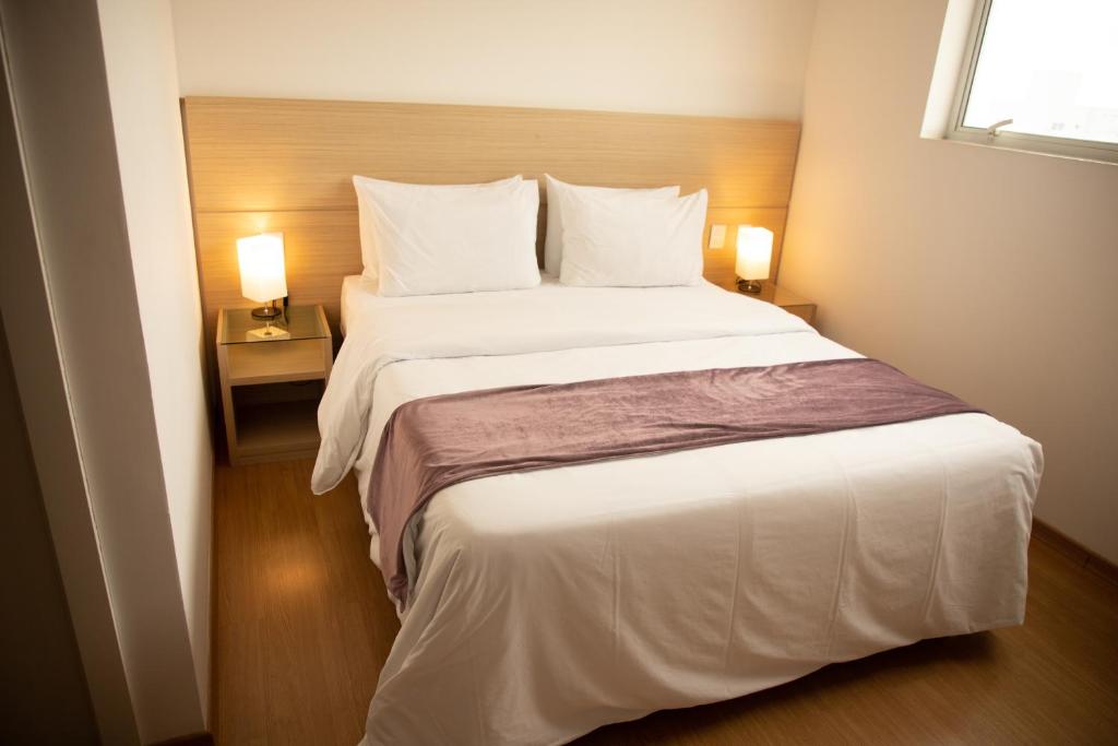 Postel nebo postele na pokoji v ubytování Hotel Franco