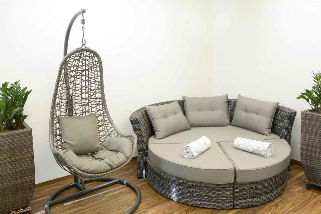 Posezení v ubytování Hotel Allmer