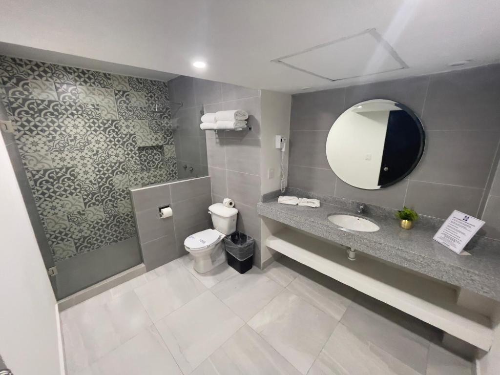 Un baño de Hacienda Mazatlán sea view