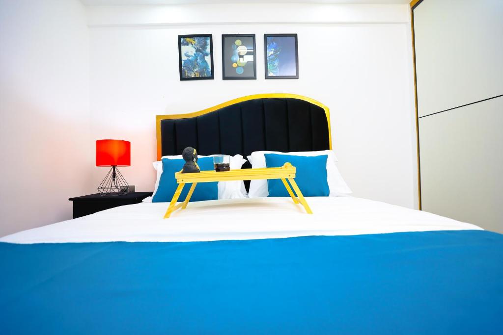 Postel nebo postele na pokoji v ubytování Elite Luxury Apartments Kilimani - A 2 Bedroom Oasis of Serenity