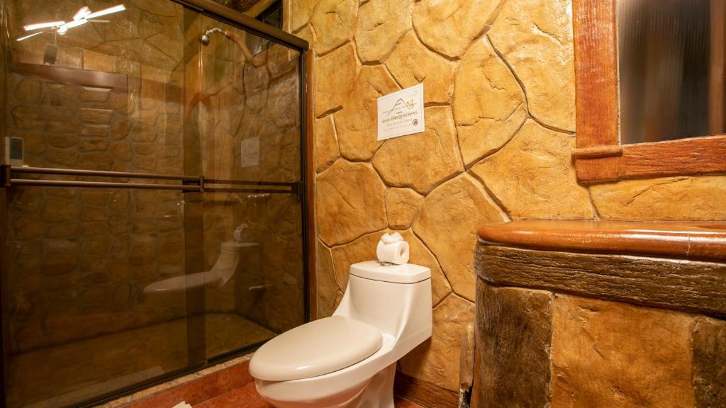 Koupelna v ubytování Orquideas Boutique Hotel