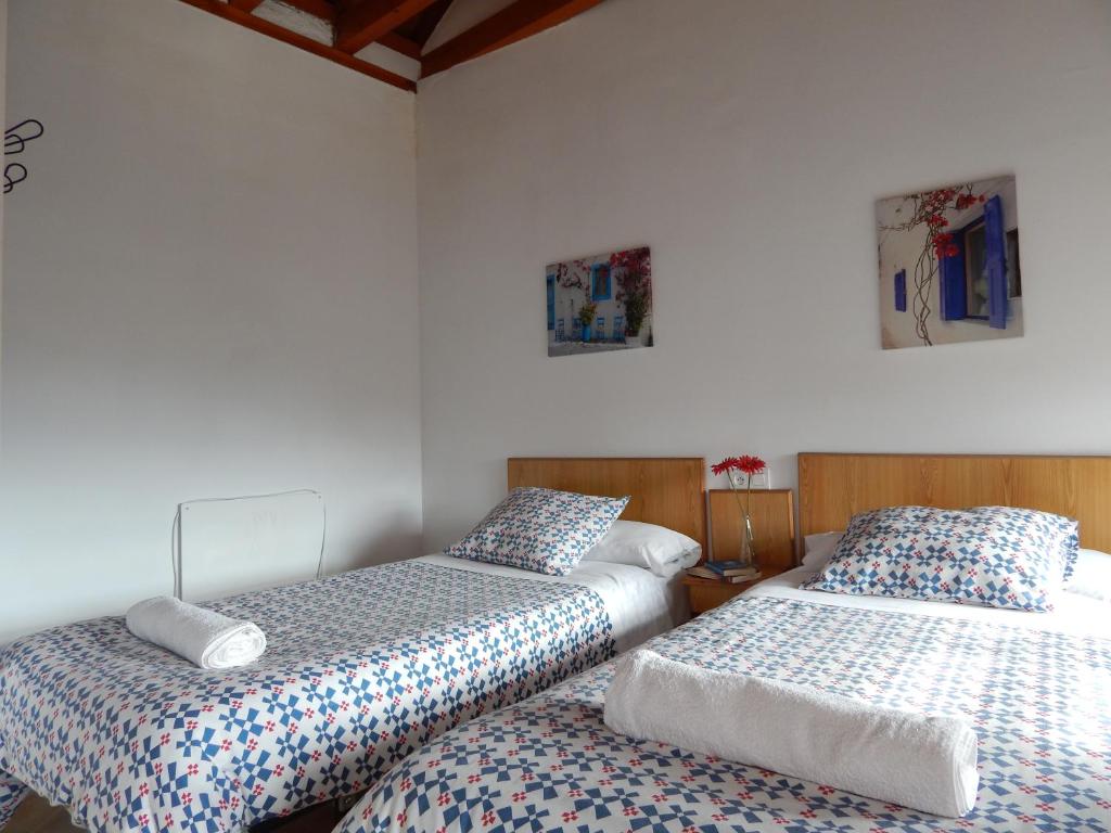 Postel nebo postele na pokoji v ubytování Casa La Espartería de la Corredera
