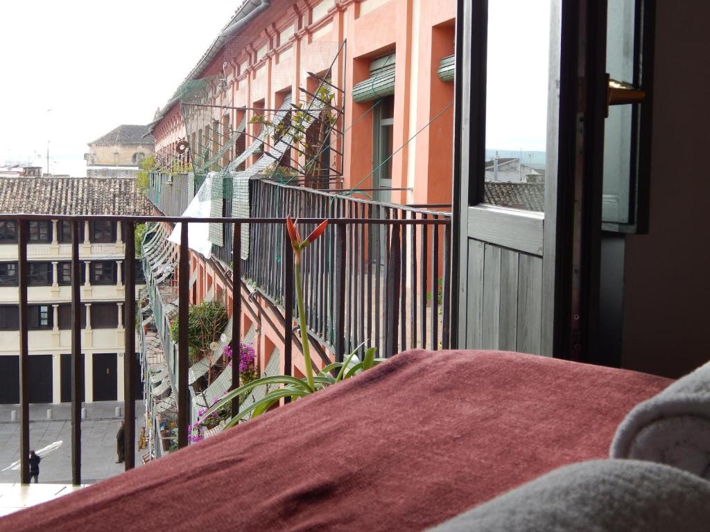 Balkón nebo terasa v ubytování Casa La Espartería de la Corredera