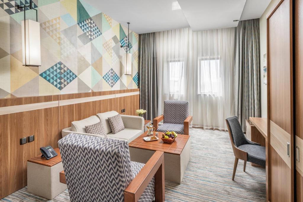 Posezení v ubytování Roots Hotel