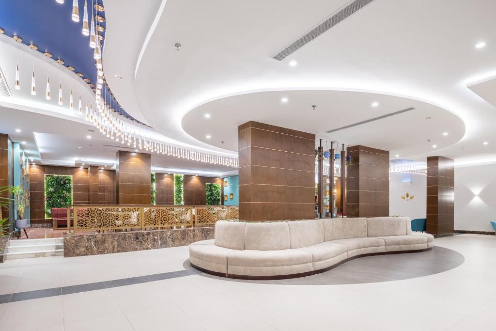 Posezení v ubytování Roots Hotel