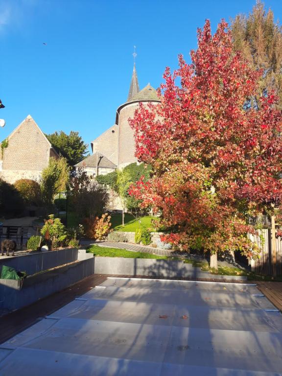 Zahrada ubytování Au pousseux d'église