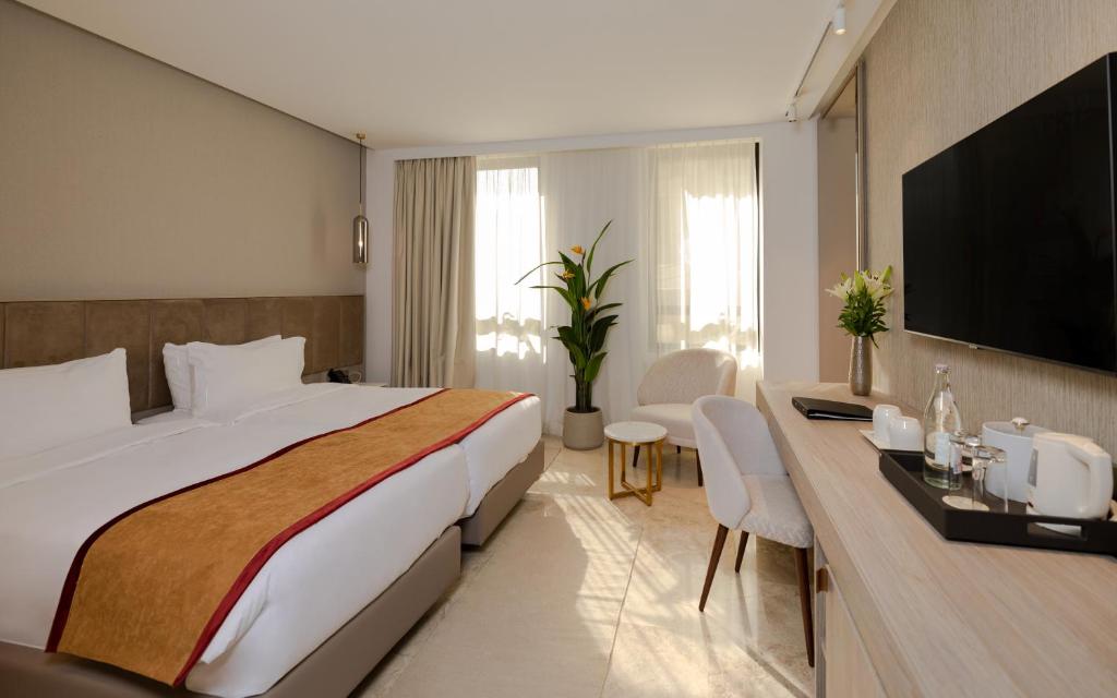 Hotel Royal ASBU Tunisにあるベッド