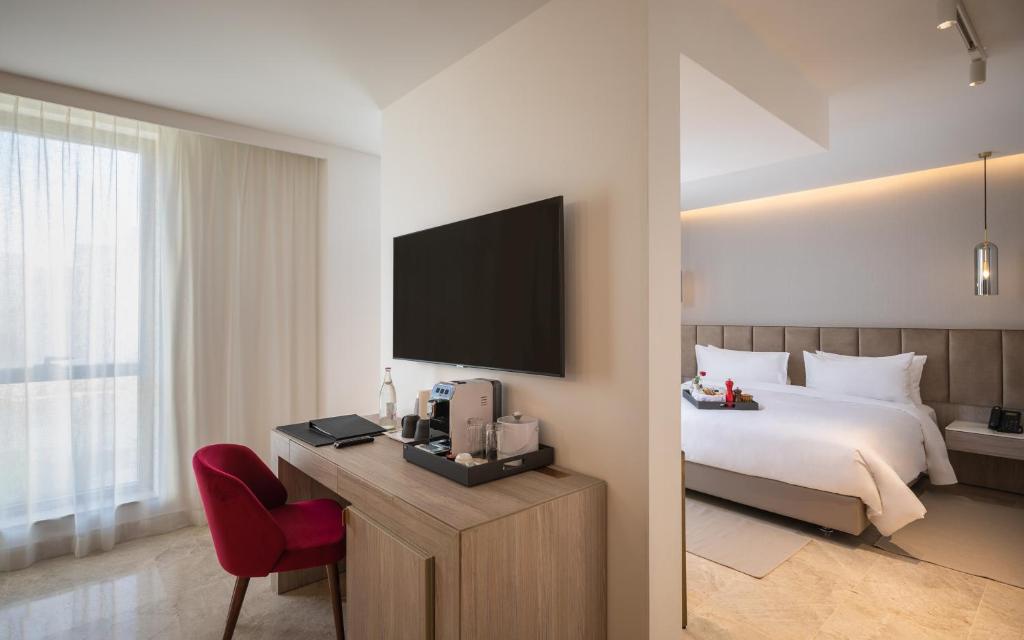 Hotel Royal ASBU Tunisにあるベッド