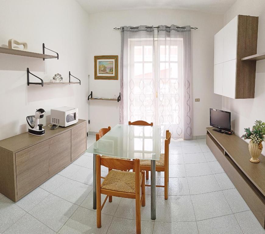 Kuchyň nebo kuchyňský kout v ubytování Salento Apartment