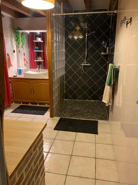 chambre salon indépendant, salle de bain wc privés, jardin privé, piscine partagée près d'un lac - Chambre Double Avec Salle De Bain Privée