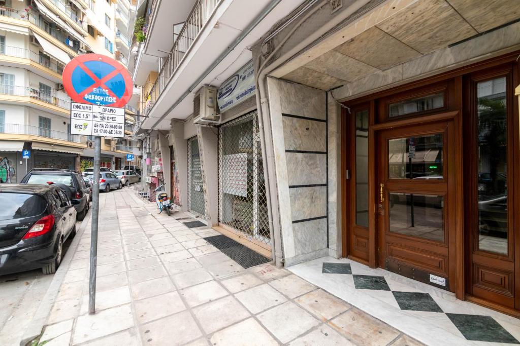 Budynek, w którym mieści się apartament