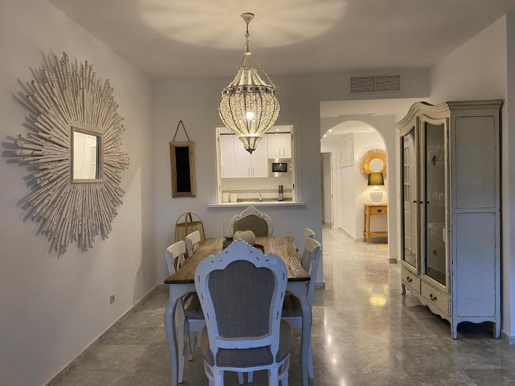 Posezení v ubytování Apartamentos Costa Quebrada
