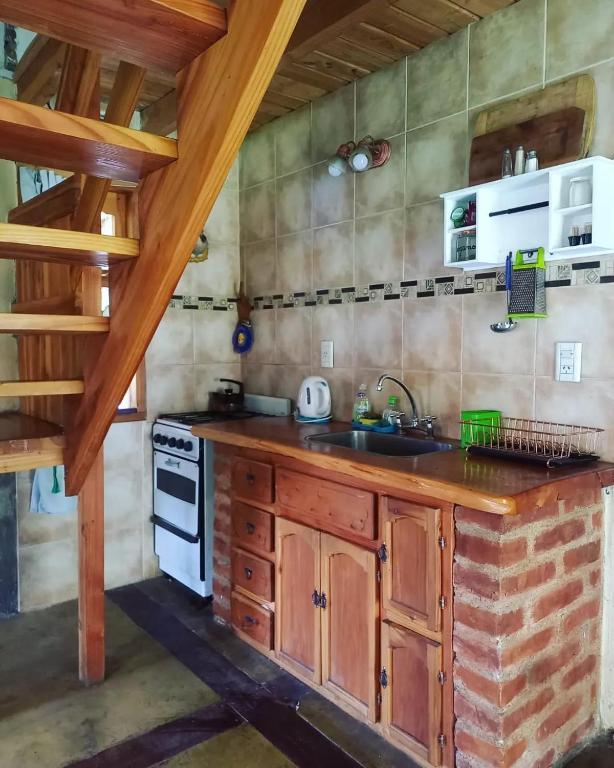 Kuchyň nebo kuchyňský kout v ubytování La Cueva del Piche
