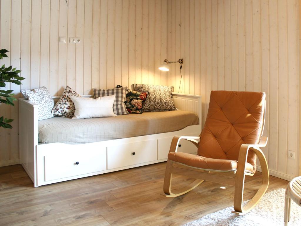 Posezení v ubytování Apartments im Schwedenstil