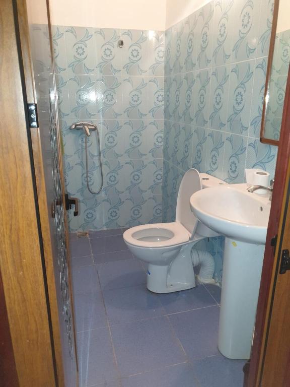 Koupelna v ubytování Guest House Imdoukal