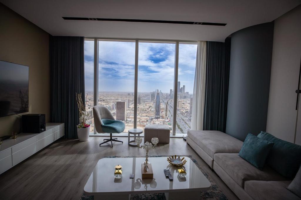 Posezení v ubytování Apartment Riyadh Rafal Tower 93
