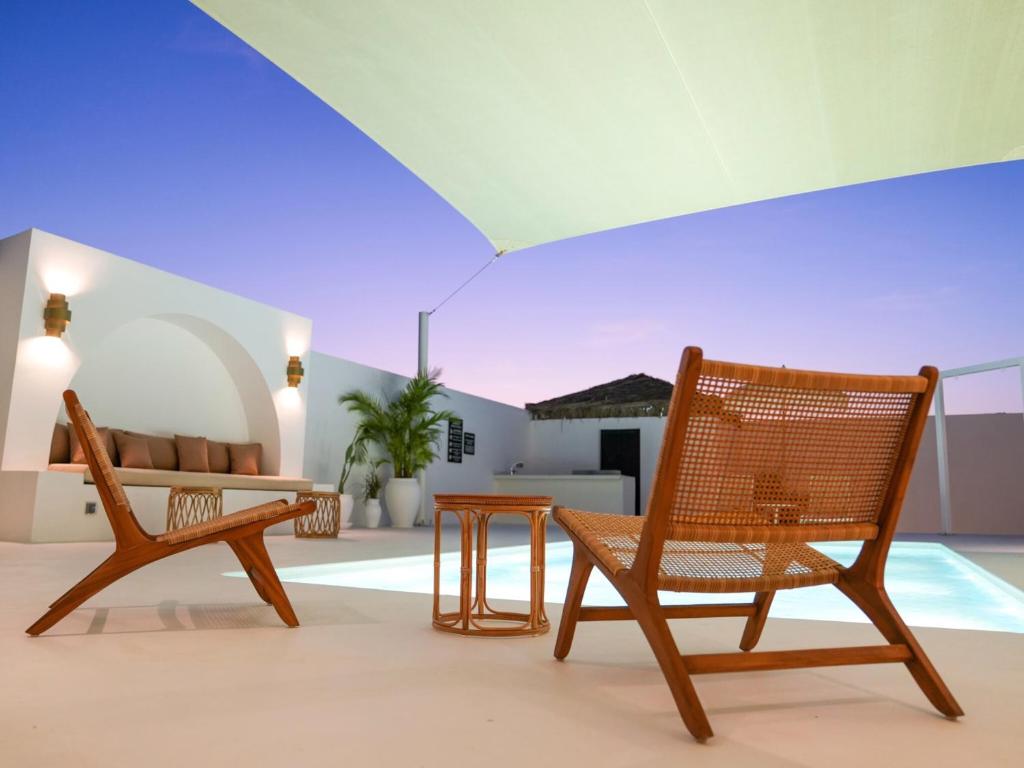 Istumisnurk majutusasutuses Pool Villa Jebel Jais