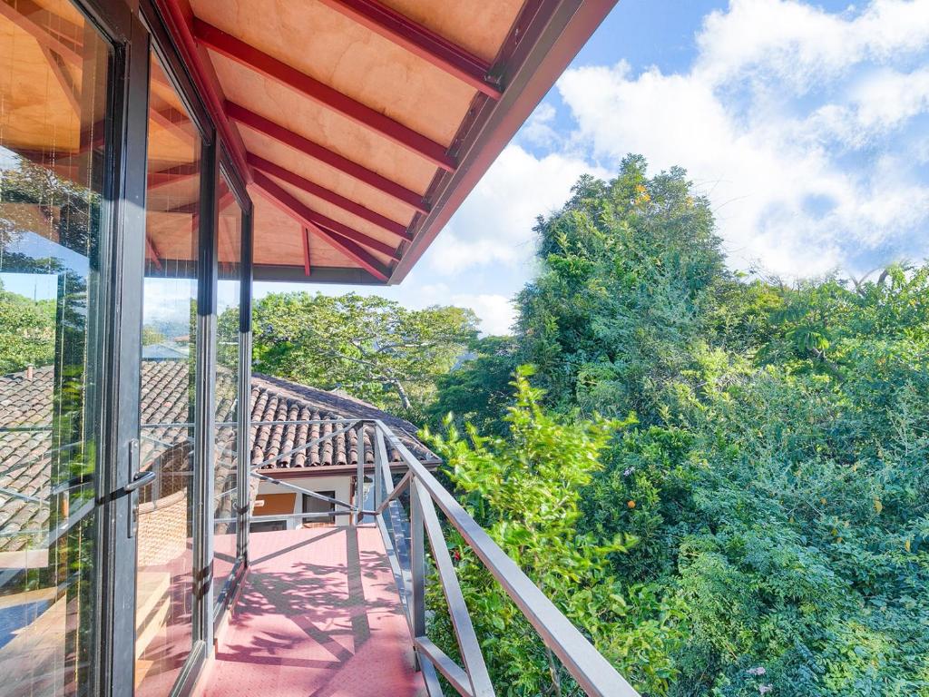 Balkón nebo terasa v ubytování Casitas Vista Verde