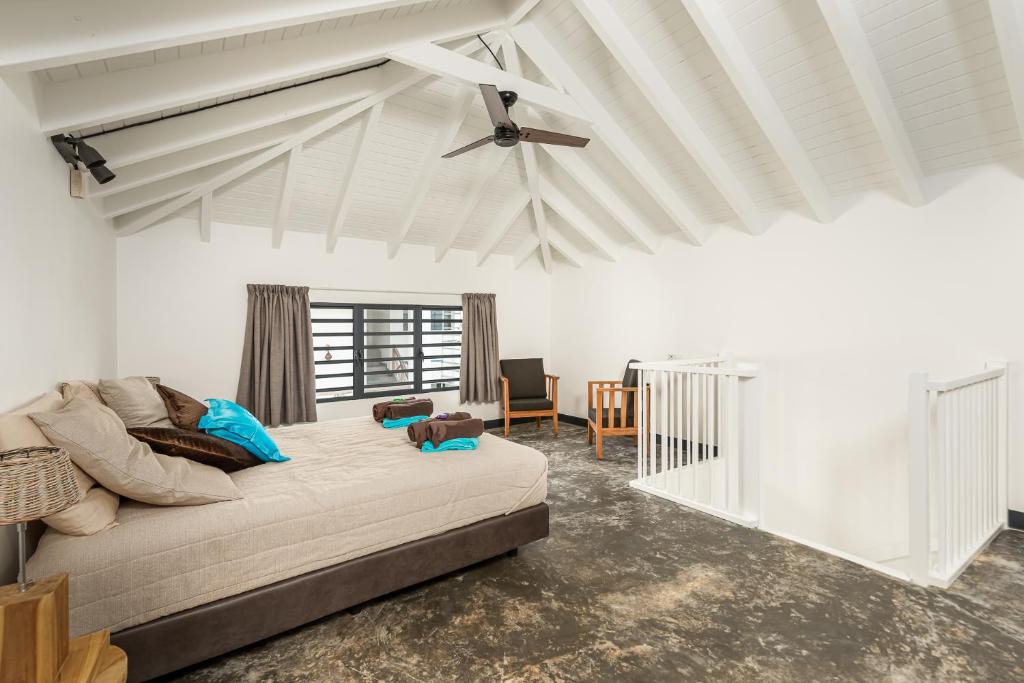 Posezení v ubytování Bloozz resort Bonaire