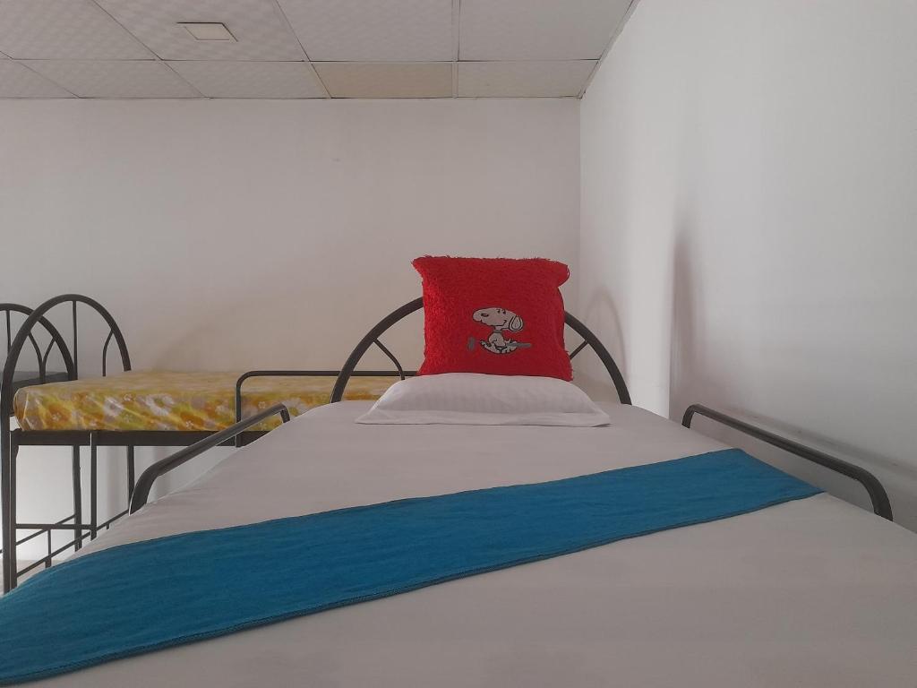 Postel nebo postele na pokoji v ubytování City View Hostel