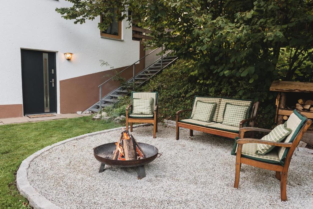 Giardino di Ferienwohnung Waldgarten