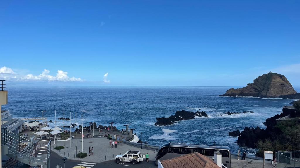 a view of the ocean and a beach at Sea and Sun 4 You - Porto Moniz in Porto Moniz