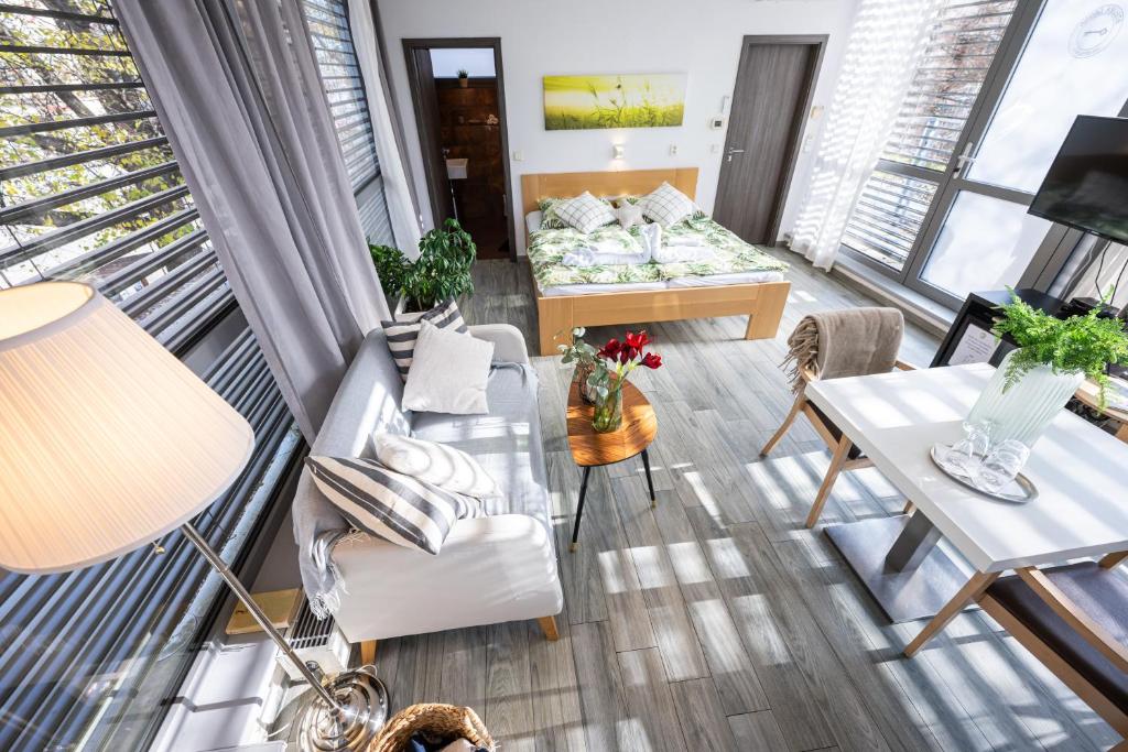 Posezení v ubytování Atelier Lanna