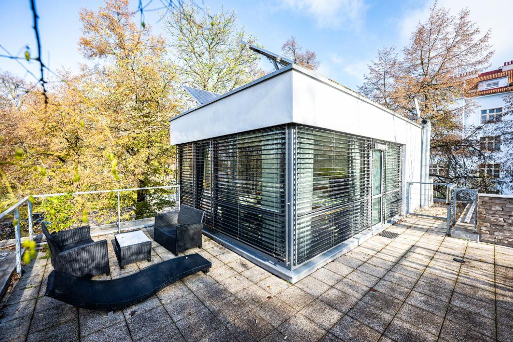Balkón nebo terasa v ubytování Atelier Lanna