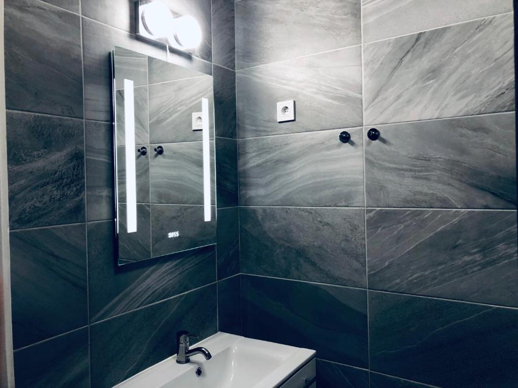 Kúpeľňa v ubytovaní Végvári Hotel Eger