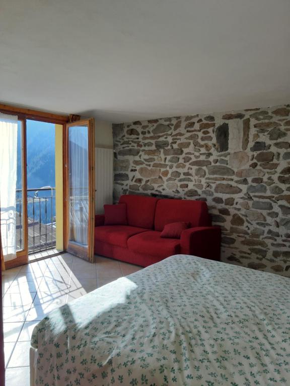 Postel nebo postele na pokoji v ubytování Agriturismo Belotti