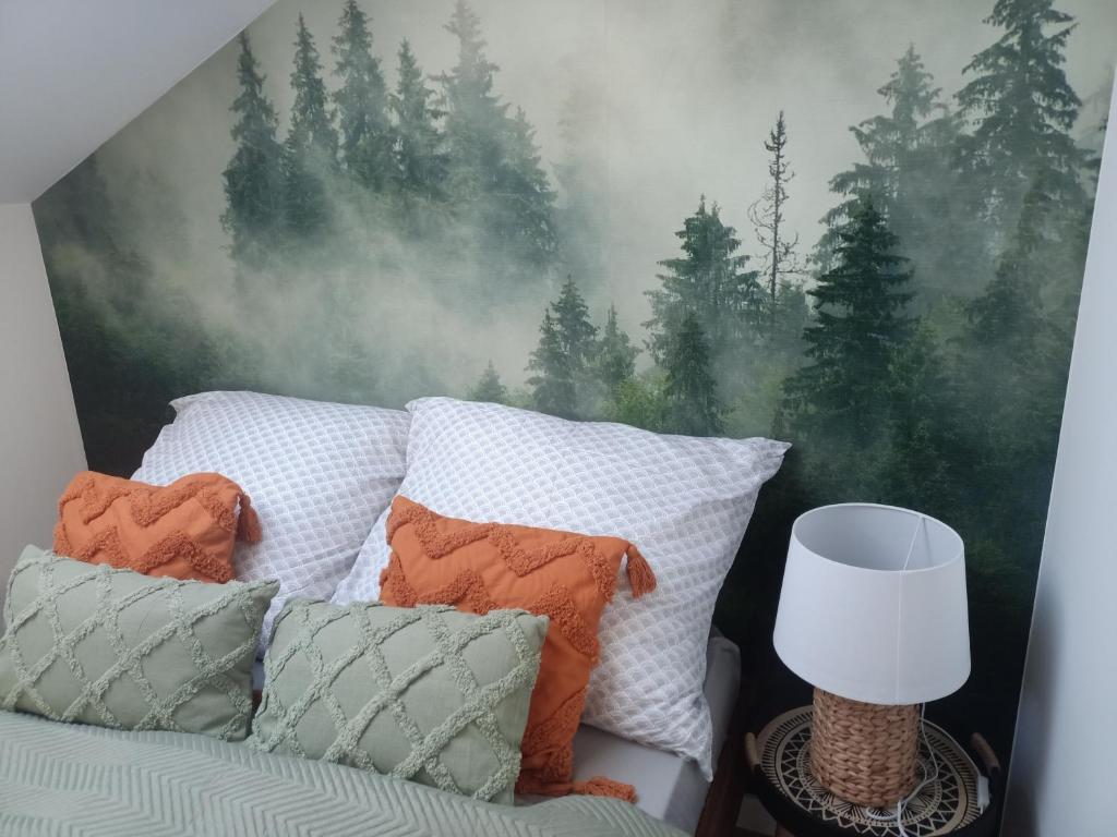 Posteľ alebo postele v izbe v ubytovaní Magiczny Dom - Mountain Loft i Boho House