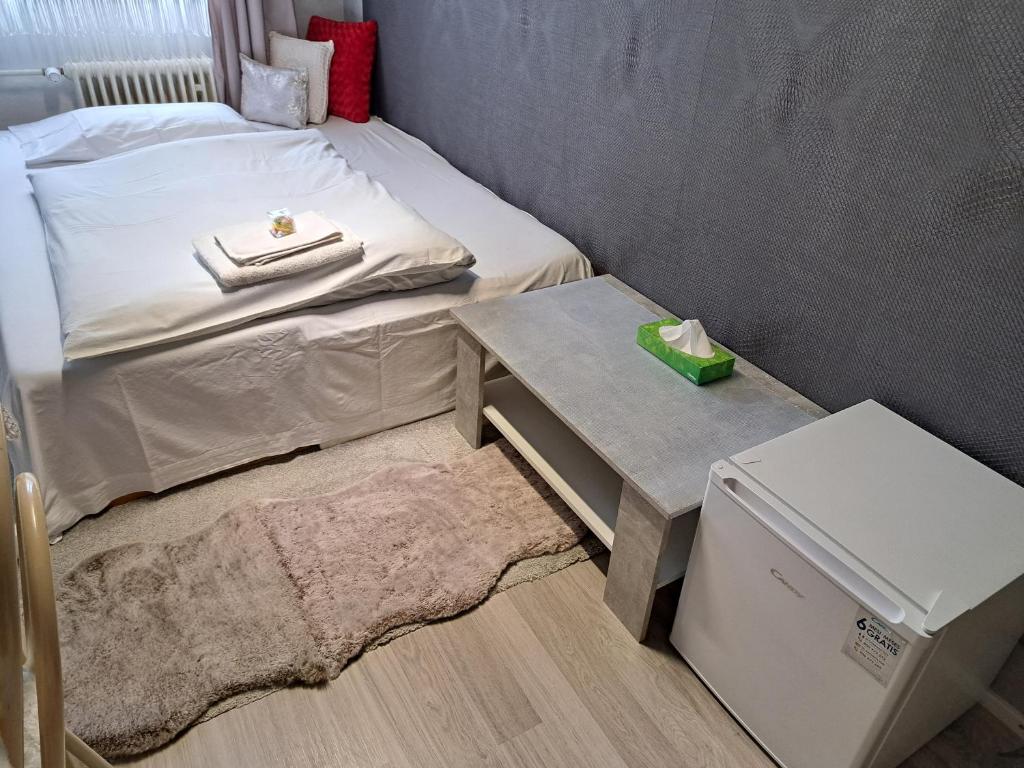 Postel nebo postele na pokoji v ubytování Mattoniho